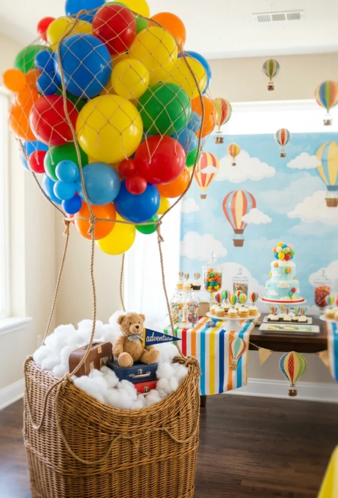 Hot Air Balloon Summer Adventure Theme