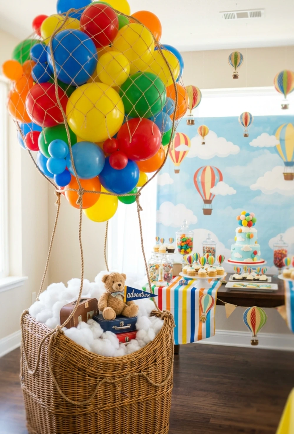 Hot Air Balloon Summer Adventure Theme