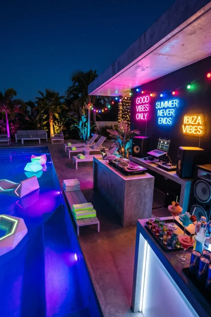 Ibiza Style DJ Pool Party Vibes
