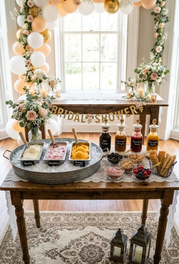 Ice Cream Sundae Bar