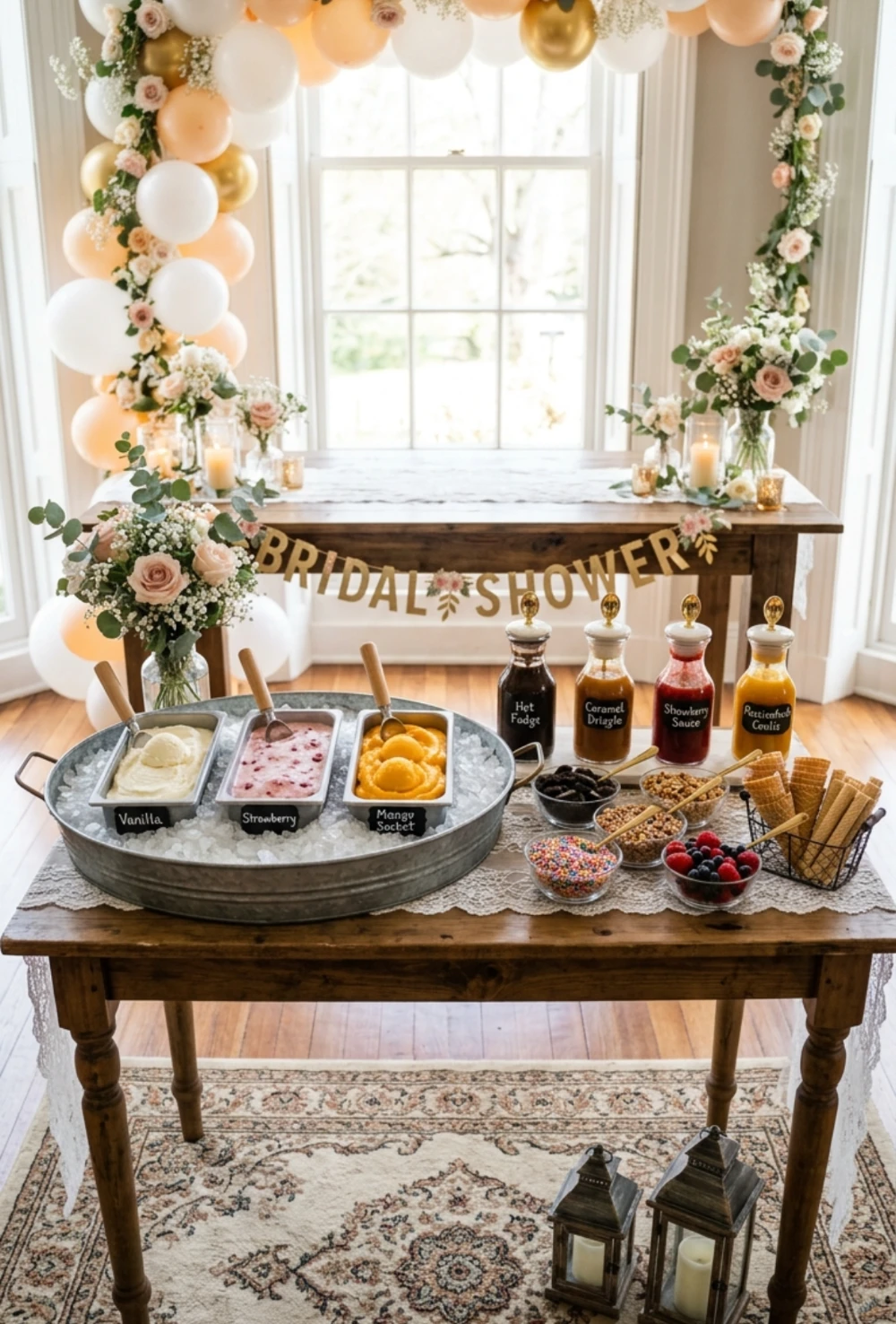 Ice Cream Sundae Bar