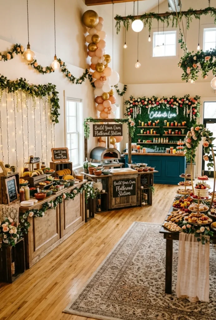Interactive Food Station Party