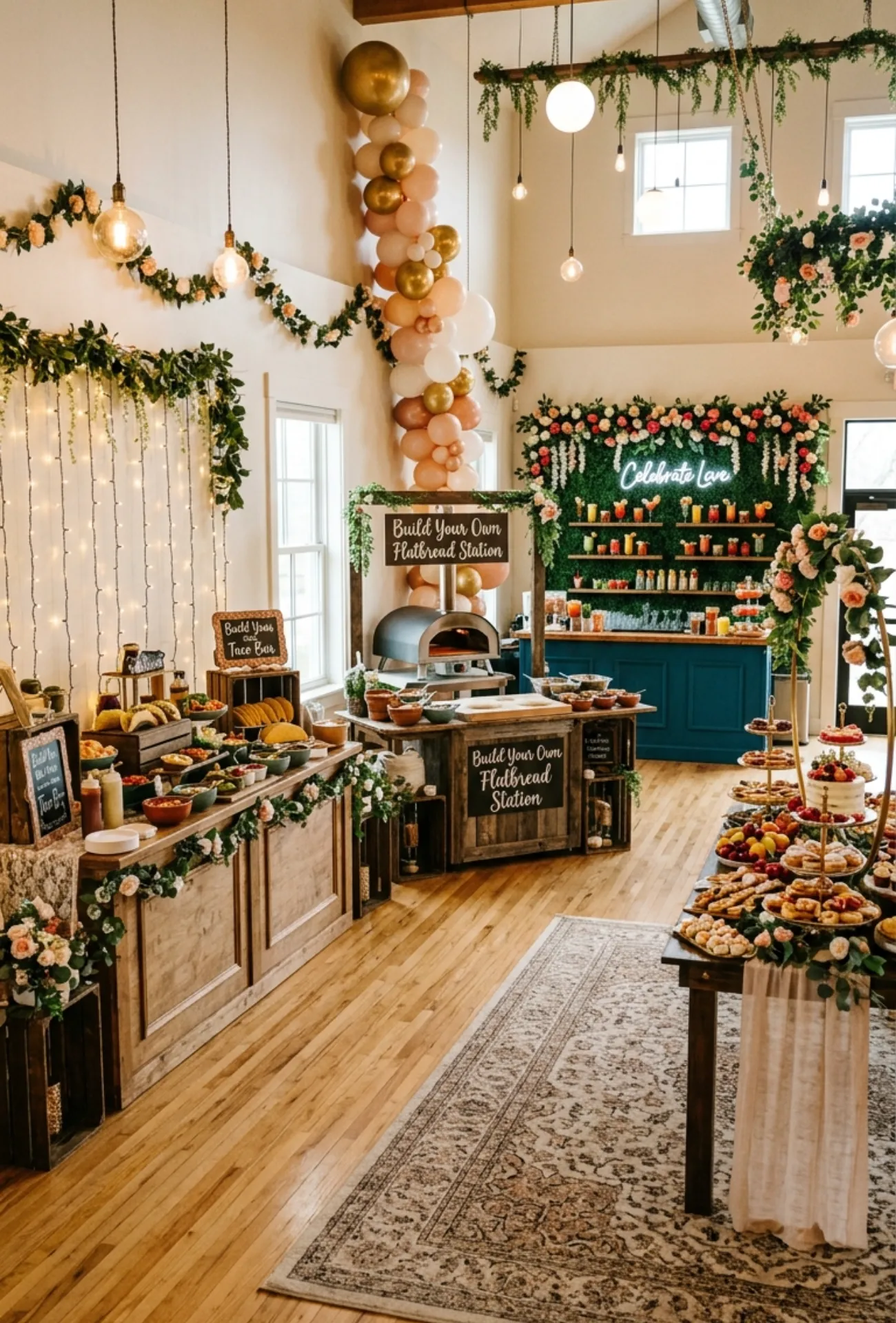 Interactive Food Station Party