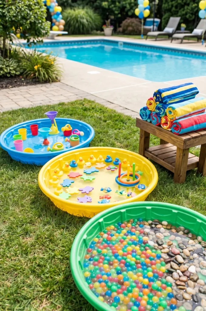 Kiddie Pool Play Station Setup
