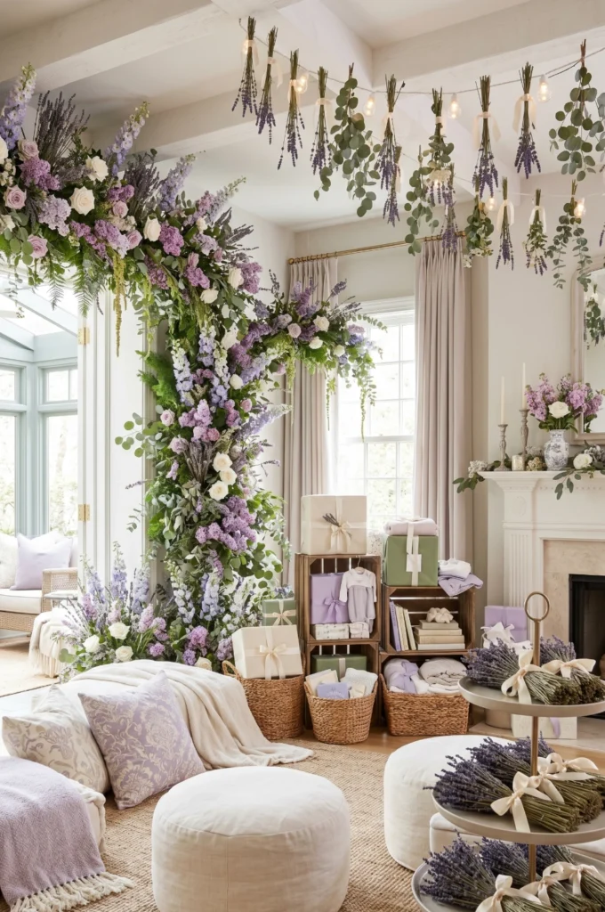Lavender and Lilac Floral Theme