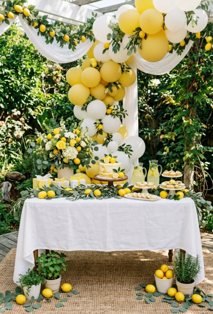 Lemon Citrus Garden Theme