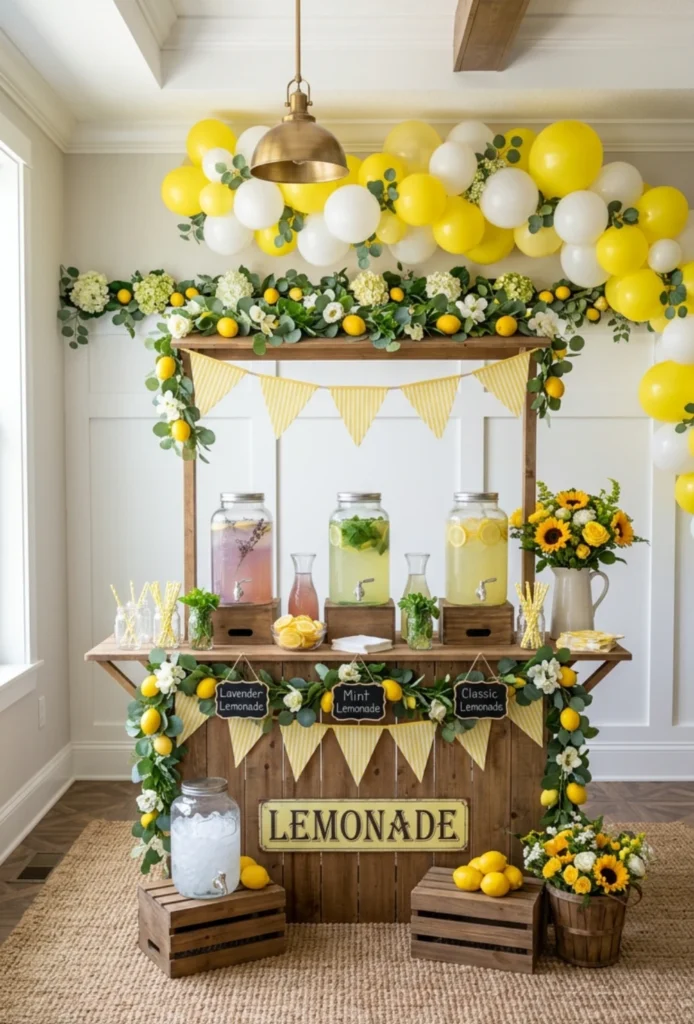 Lemonade Stand Refreshment Party Theme