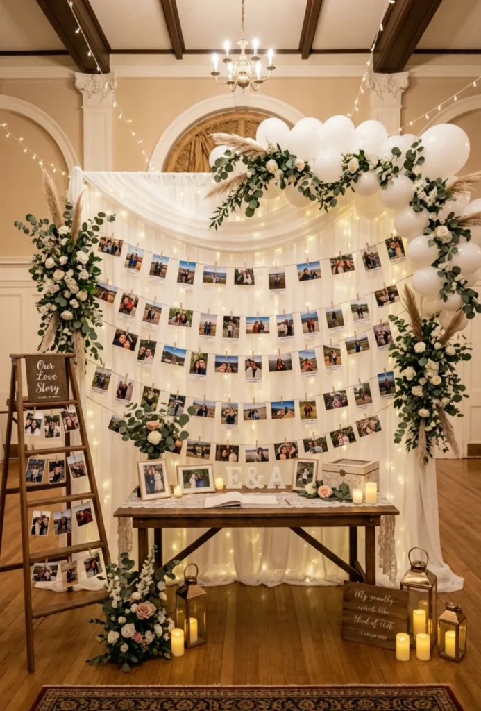 Love Story Timeline Decor Theme