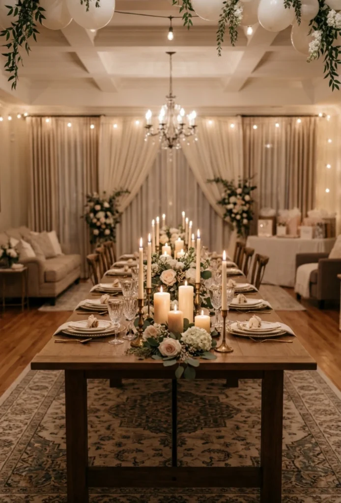 Luxury Candlelight Centerpieces