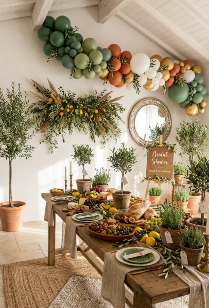 Mediterranean Olive Garden Theme