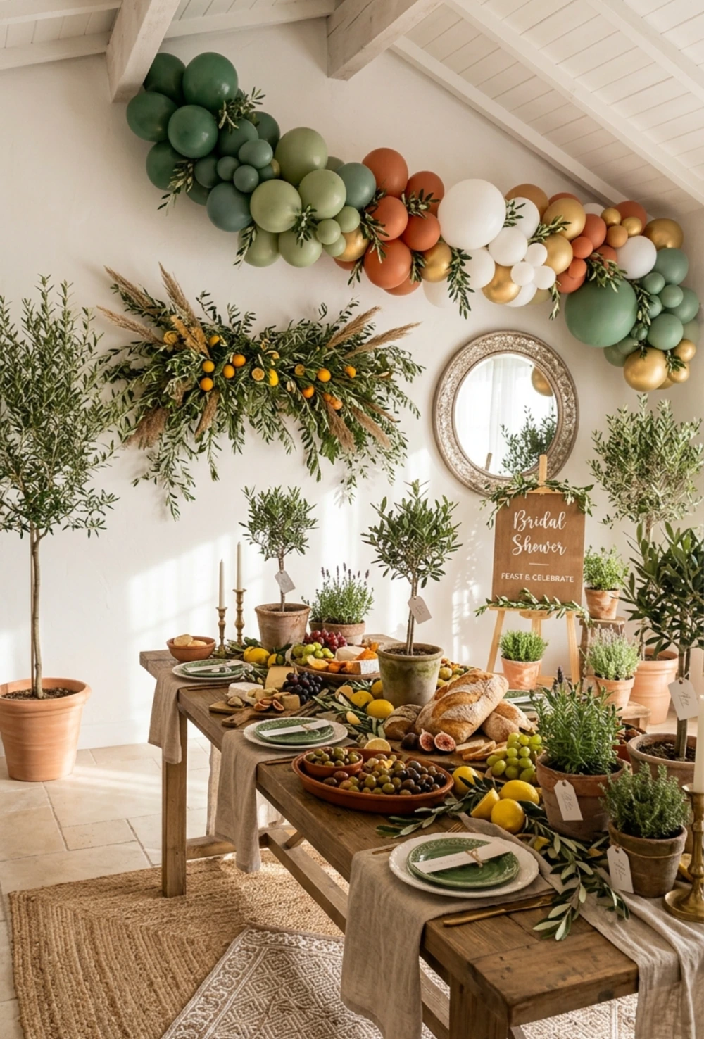 Mediterranean Olive Garden Theme