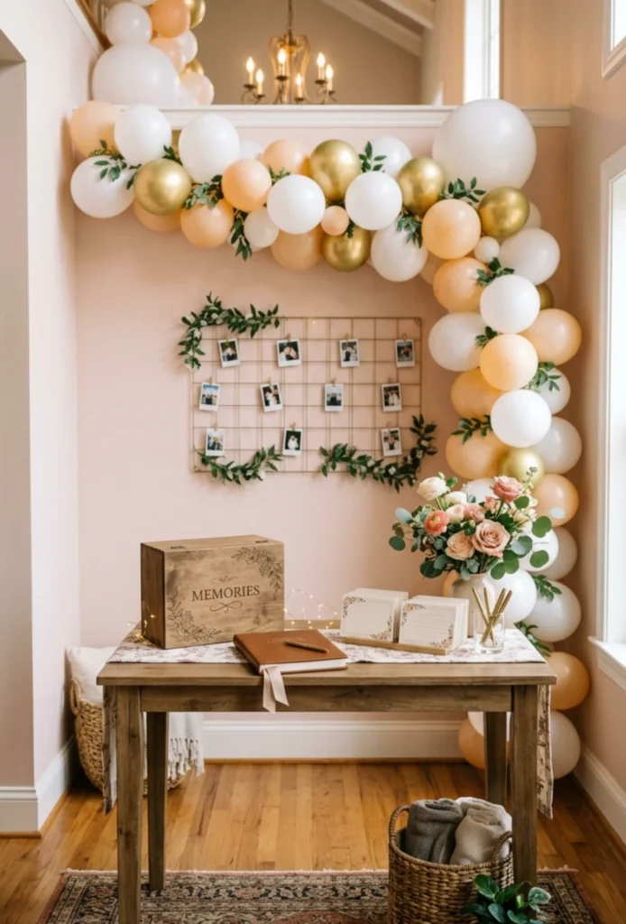 Memory Writing Guest Cards Station