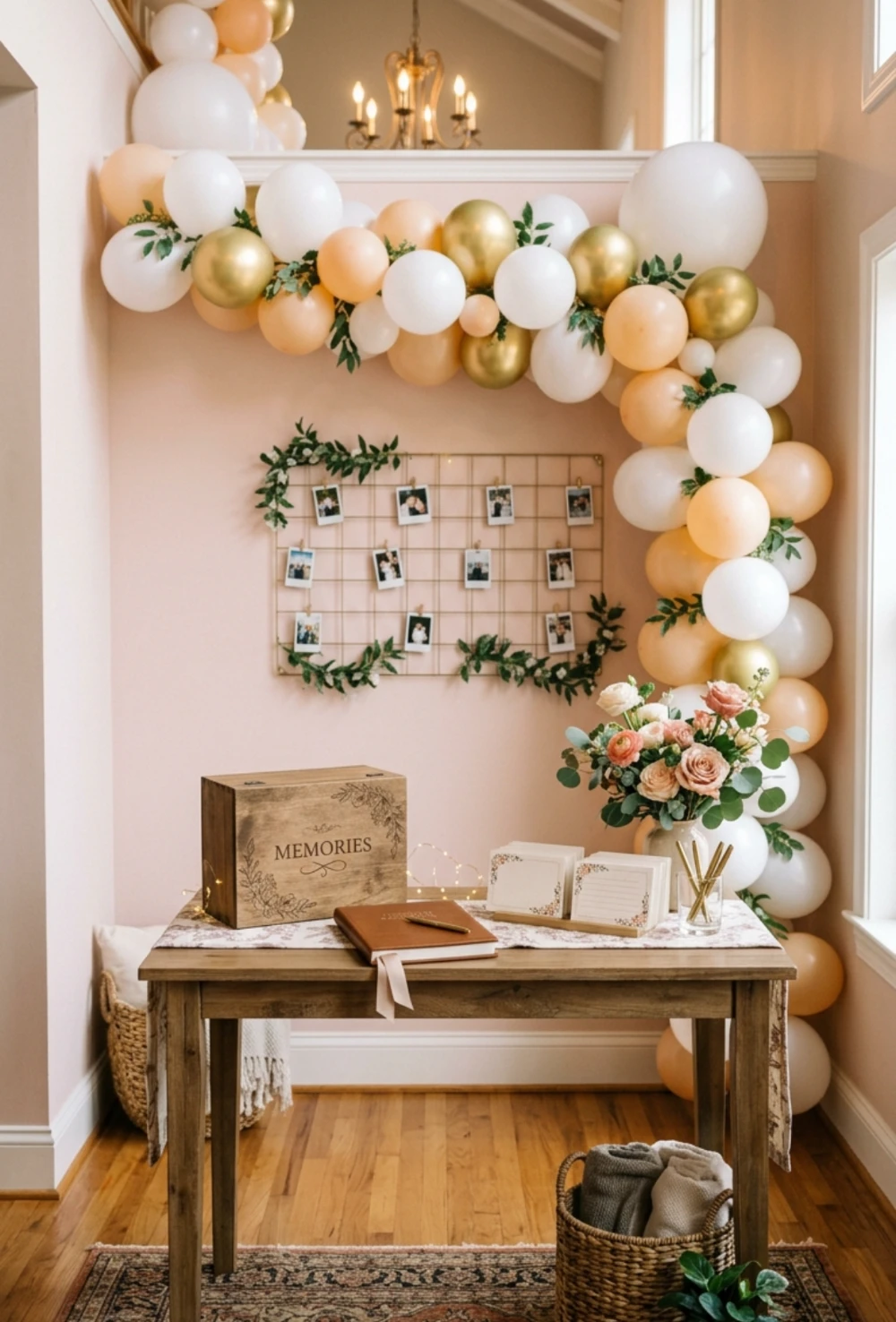 Memory Writing Guest Cards Station
