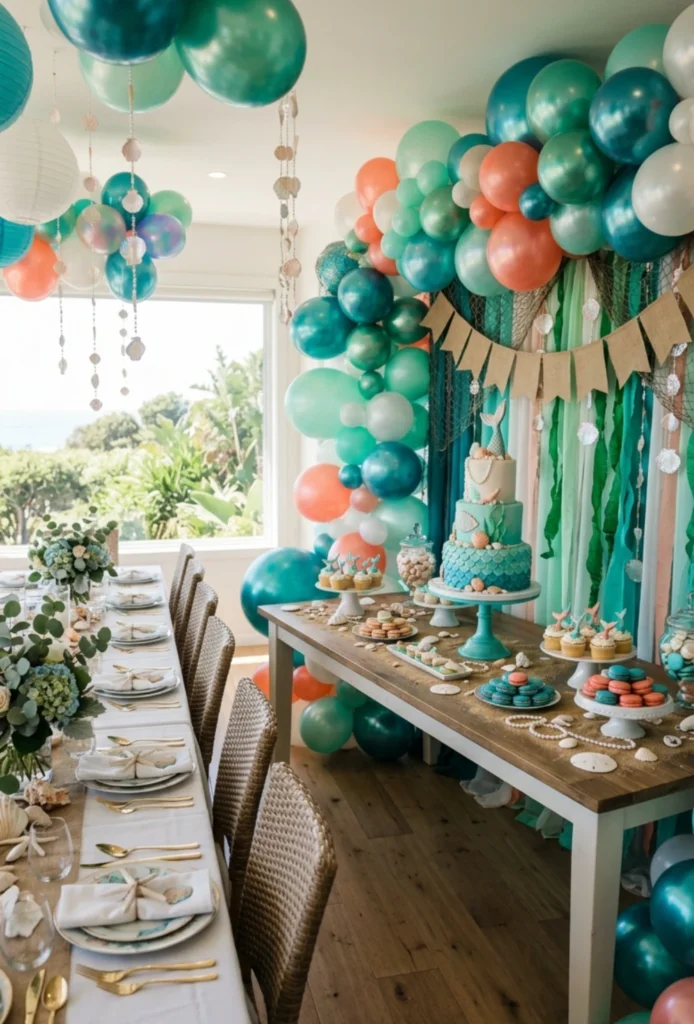 Mermaid Coastal Fantasy Theme