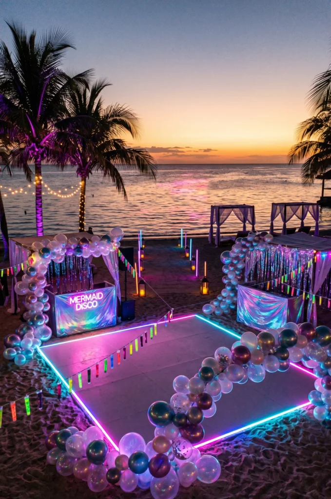 Mermaid Disco Glow Party