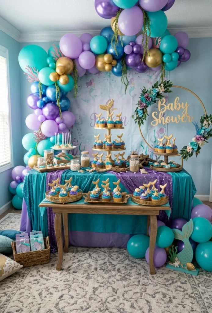 Mermaid Ocean Cupcakes