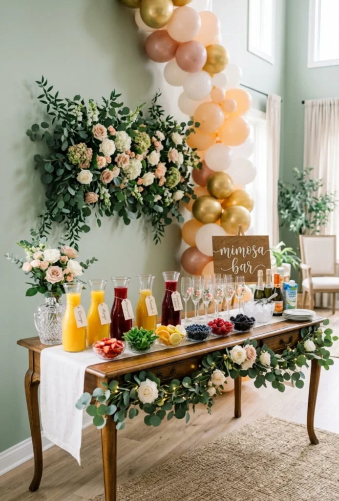 Mimosa Bar Setup