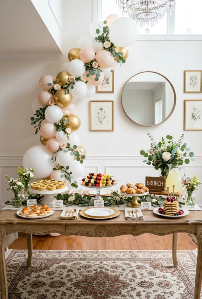 Mini Brunch Buffet Table