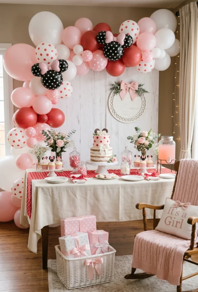 Minnie Inspired Polka Dot Theme