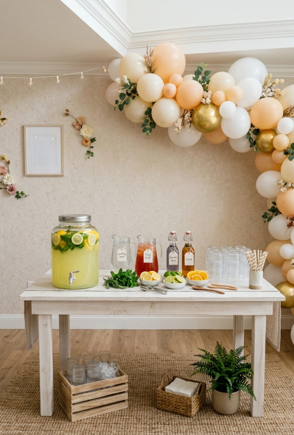 Mocktail Lemonade Station