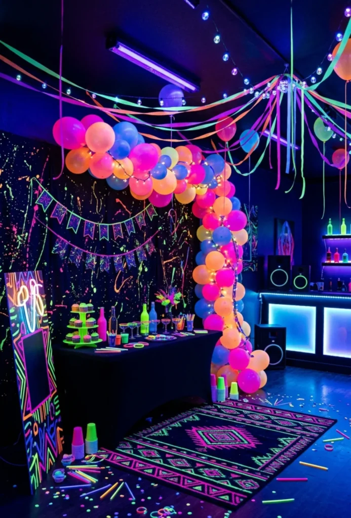 Neon Rave Bachelorette Night