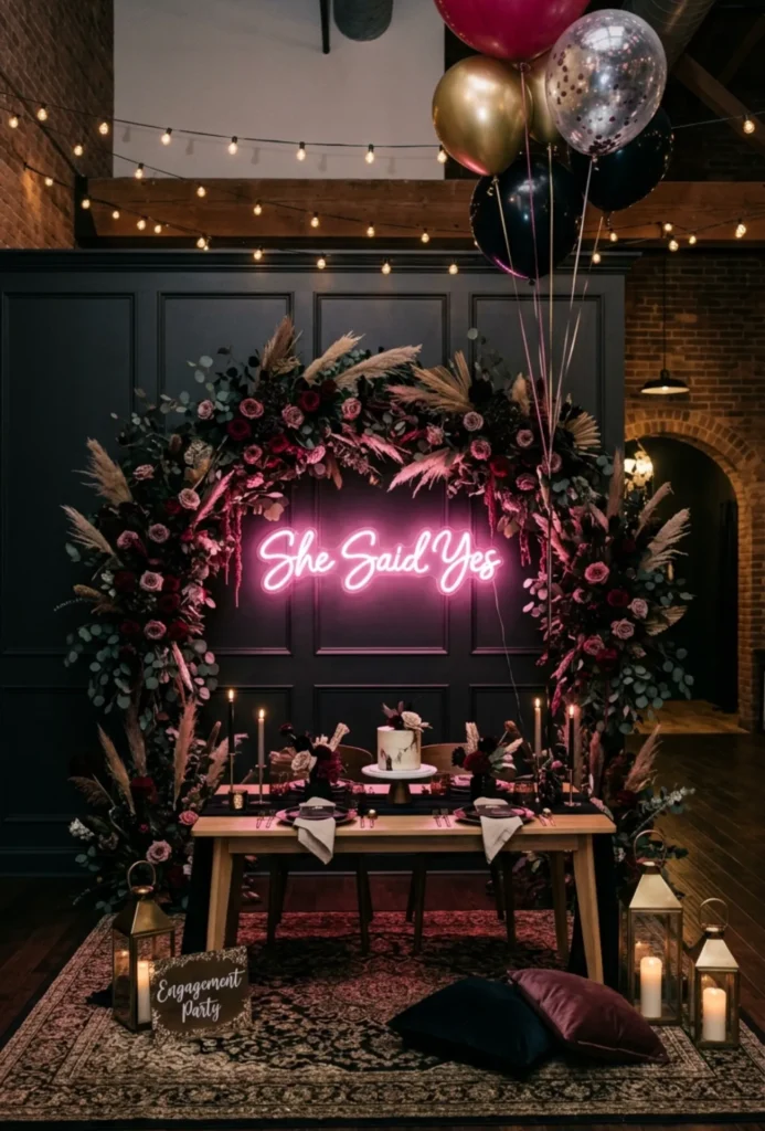 Neon Sign Modern Party