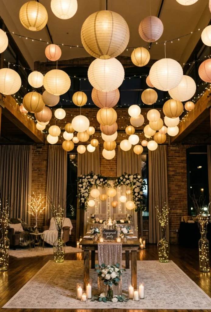Paper Lantern Night Engagement Party