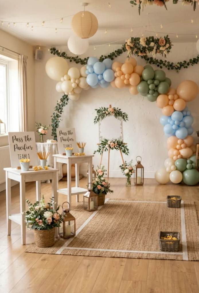 Pass the Pacifier Relay Game