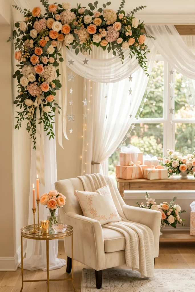 Peach and Cream Summer Elegance Theme