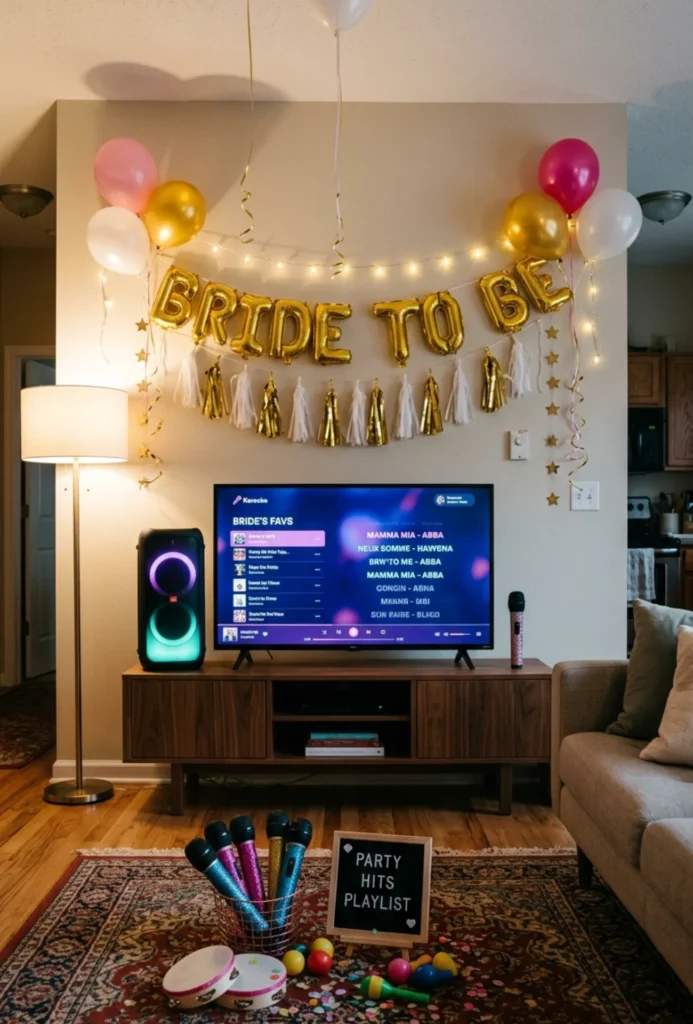 Personalized Playlist Karaoke Setup