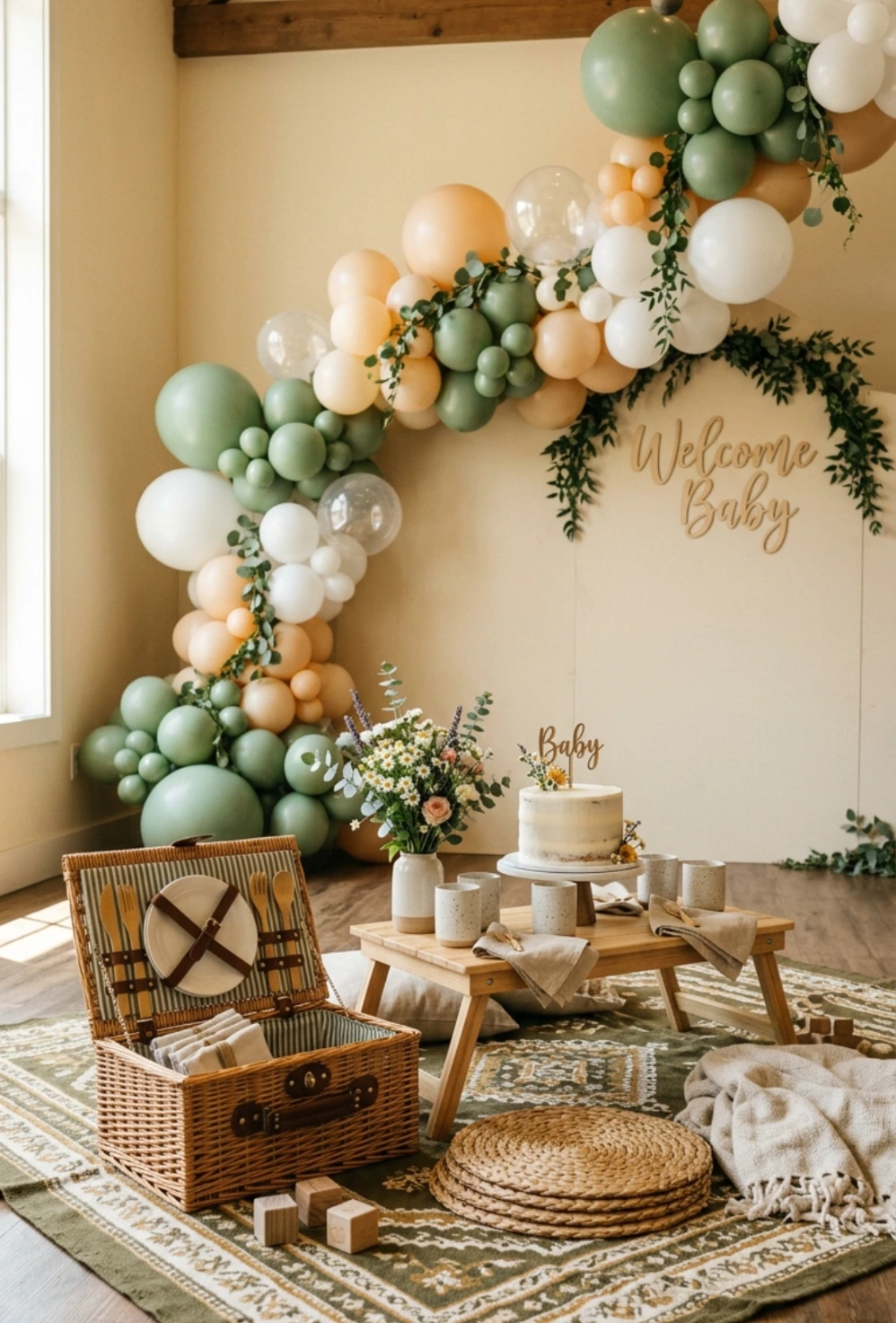 Picnic Style Park Baby Shower