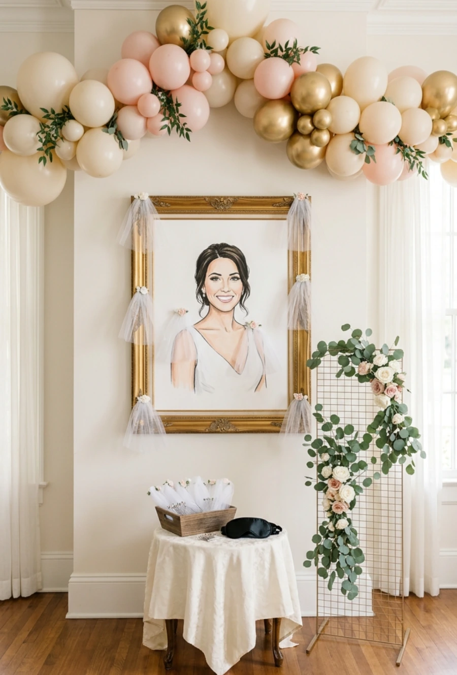 Pin the Veil on the Bride