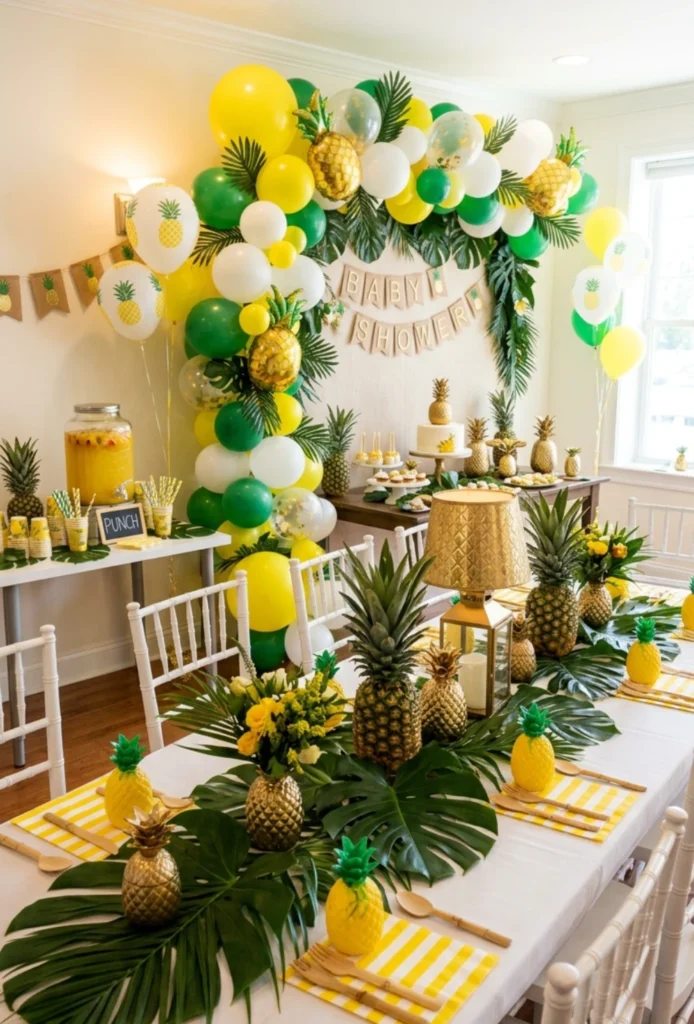 Pineapple Paradise Tropical Theme