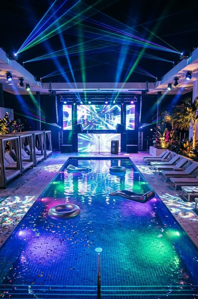 Pool Karaoke and Dance-Off Game