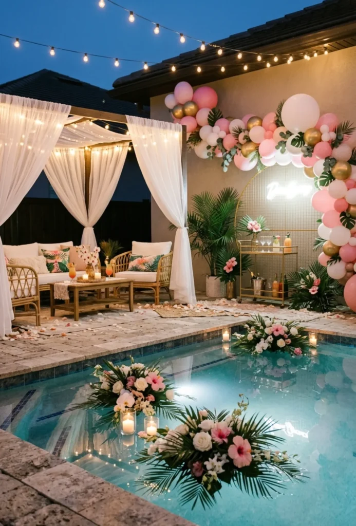 Poolside Celebration Party