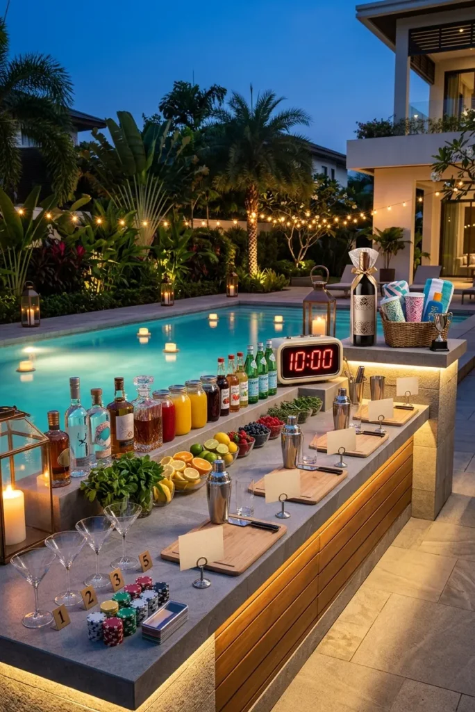 Poolside Cocktail Competition Night