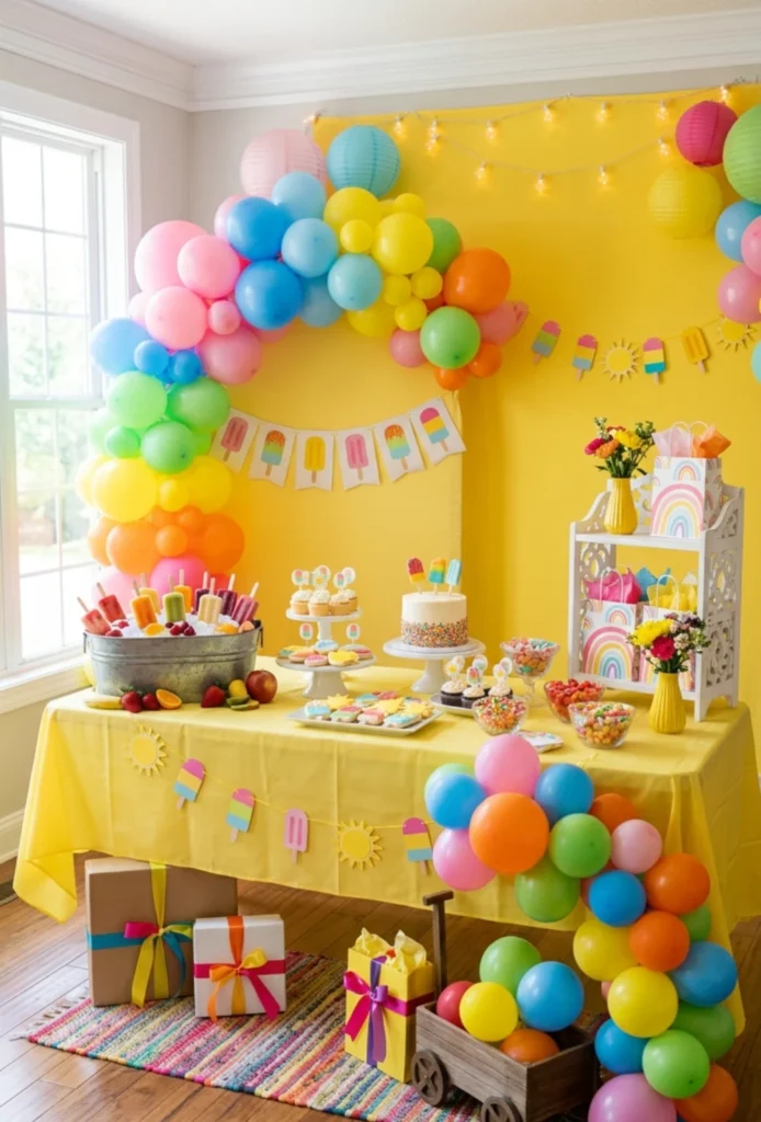 Popsicles and Sunshine Theme