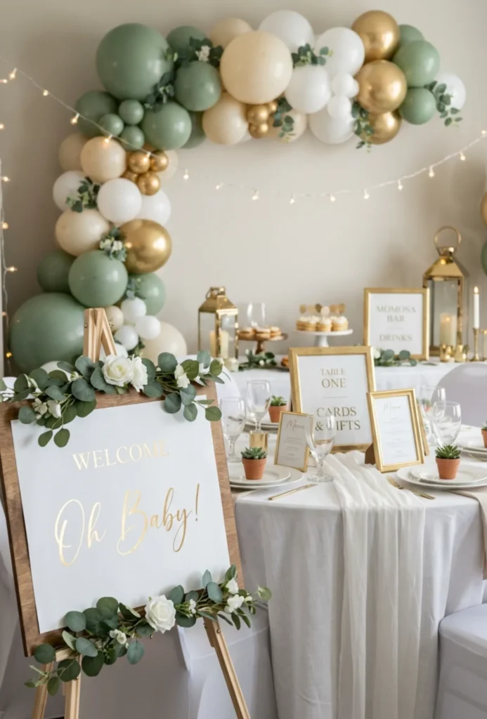 Printable "Oh Baby" Signage