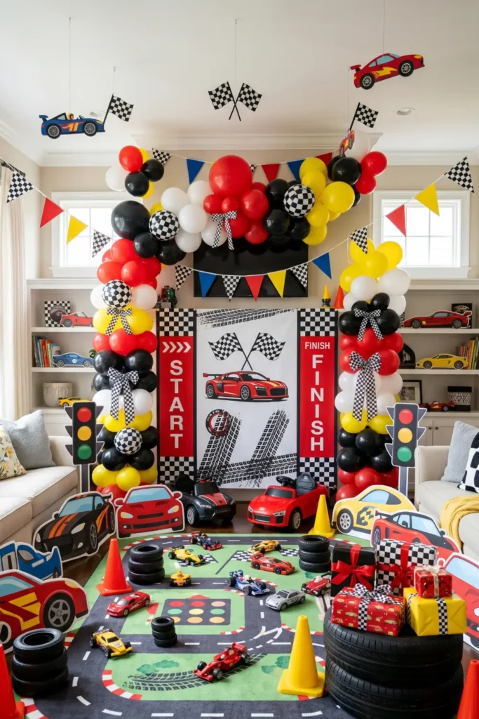Race Car Fast Little Boy Theme