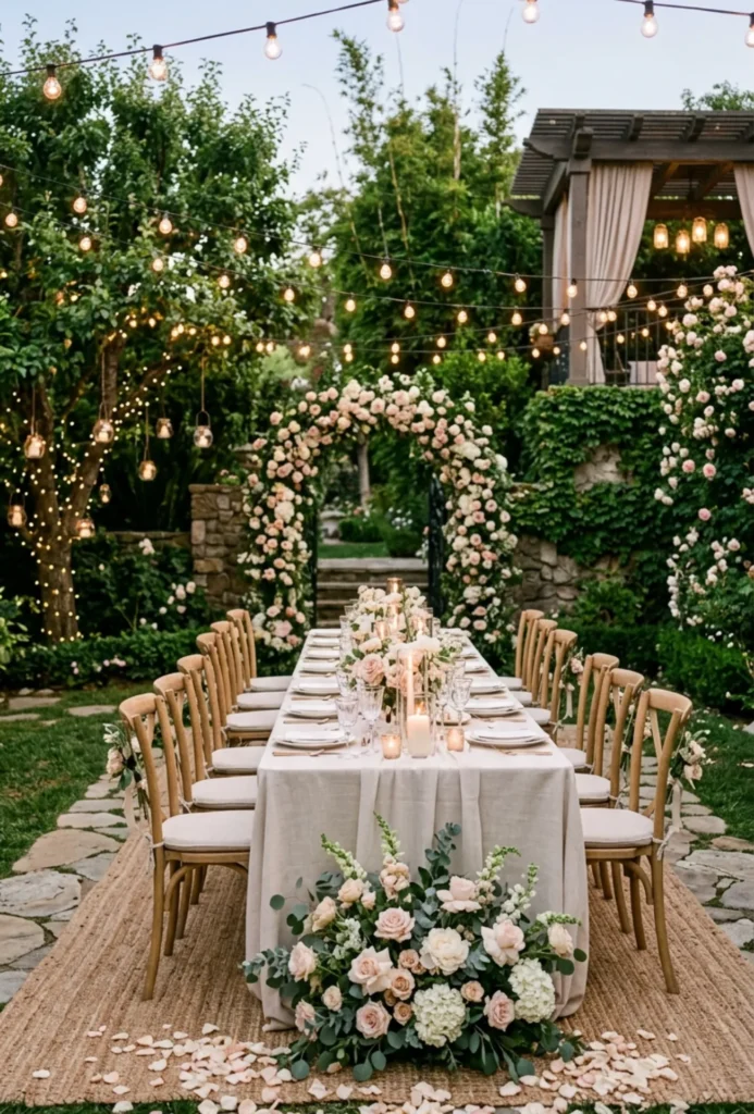 Romantic Garden Engagement Party