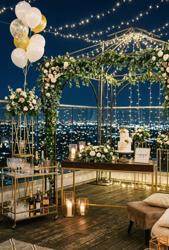 Rooftop City Lights Party