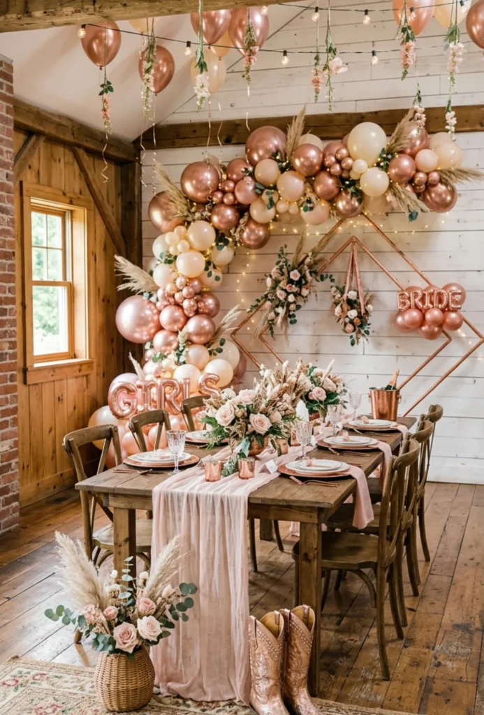 Rose Gold Western Glam Theme