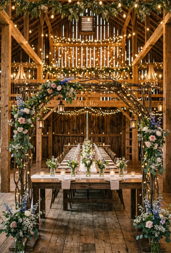 Rustic Barn Engagement Party