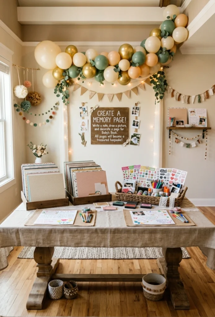 Scrapbook Memory Page Creation