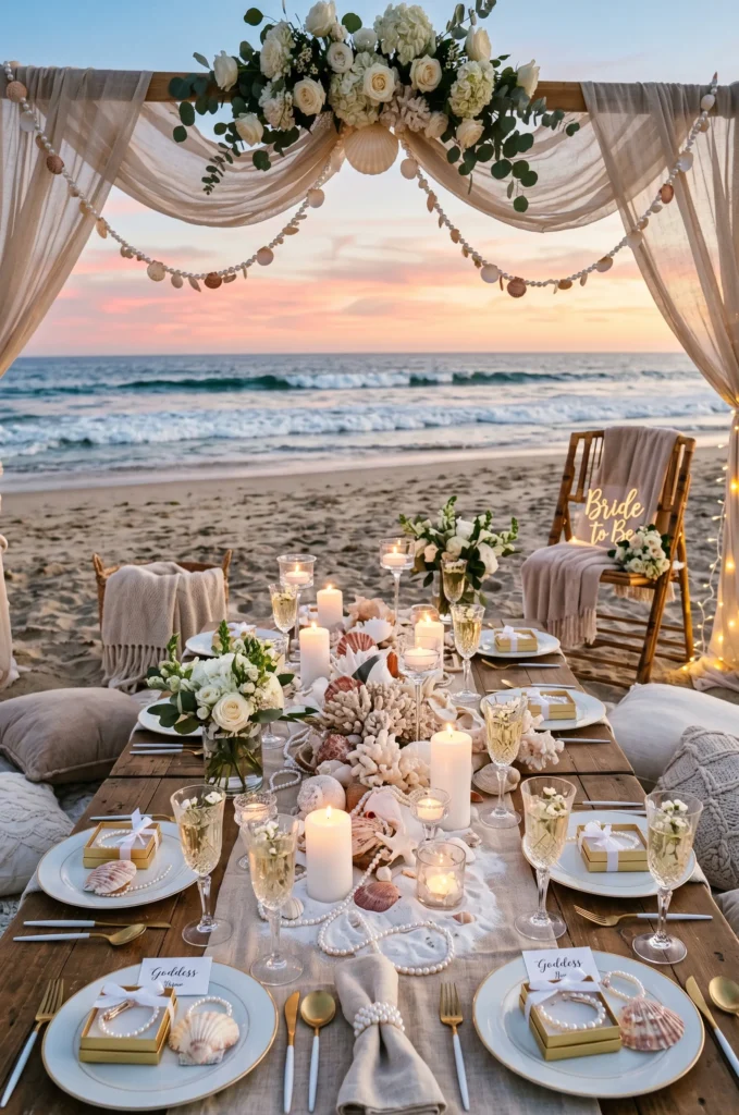 Seashell and Pearl Goddess Party