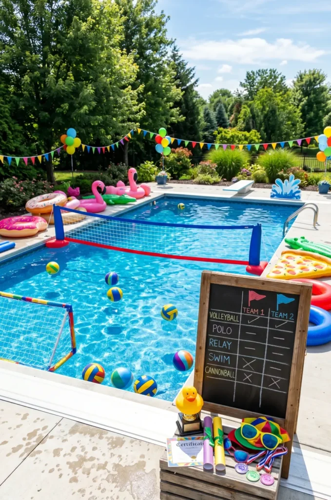 Sports Splash Pool Party