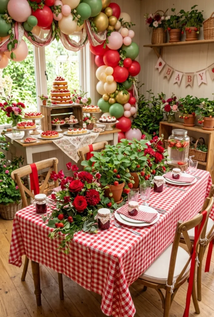 Strawberry Patch Garden Theme