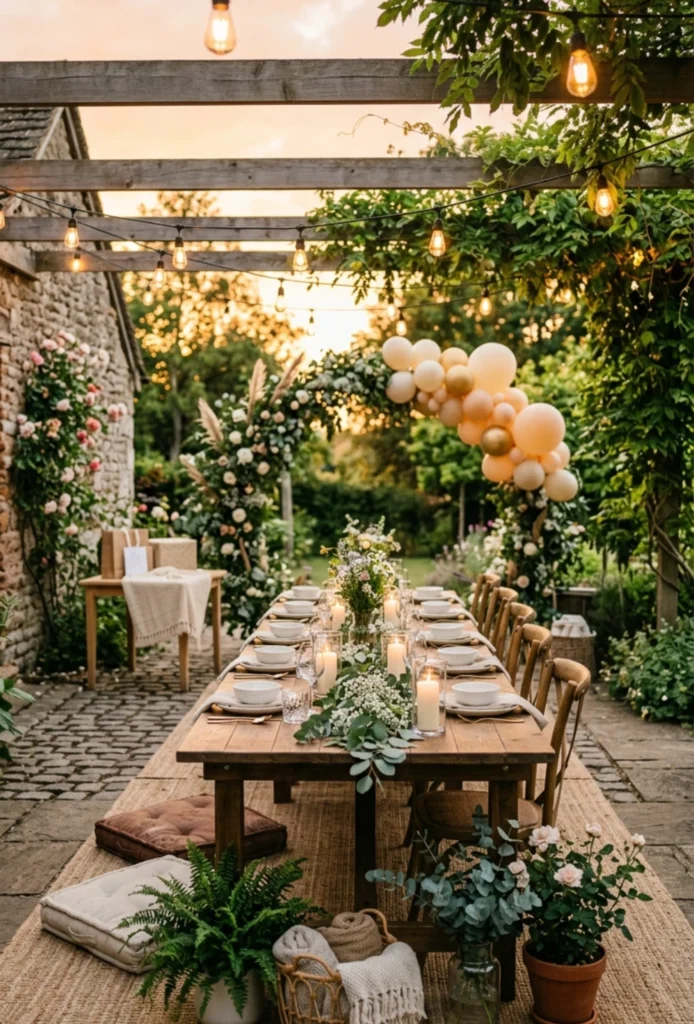 Sunset Garden Dinner Shower