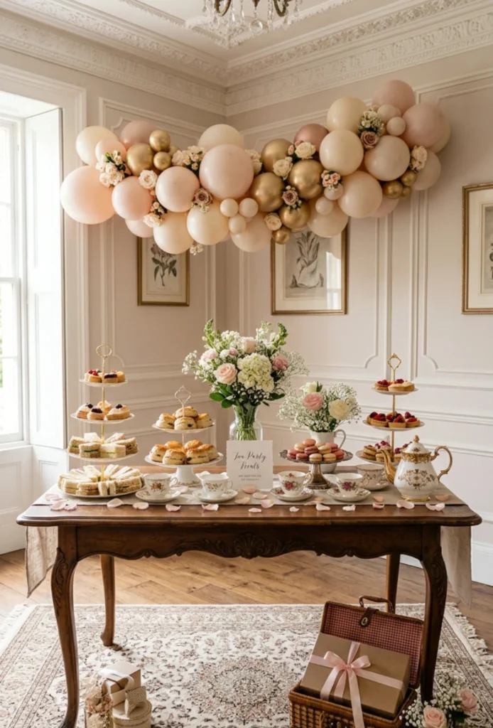 Tea Party Inspired Dessert Styling