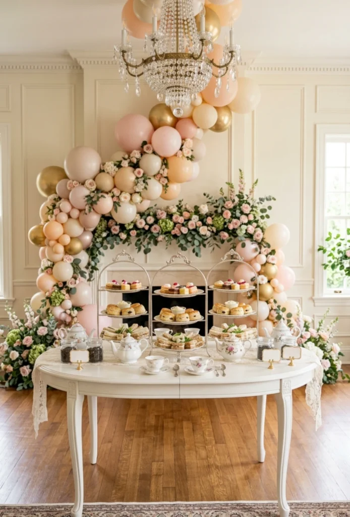 Tea & Pastry High Tea Service Setup